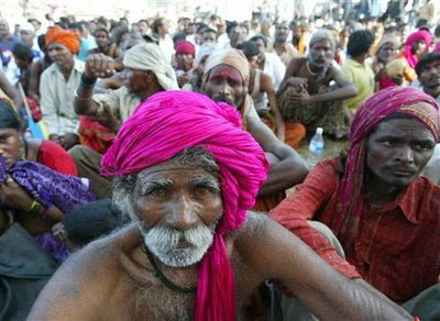 Grupo de 'dalits' o intocables