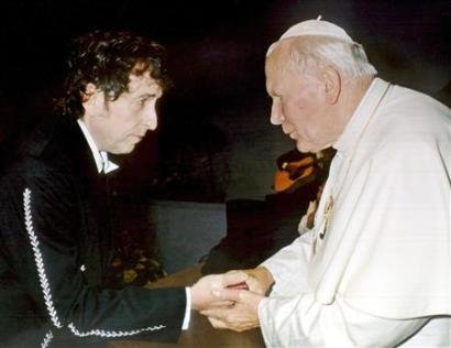 Bob Dylan y San Juan Pablo II
