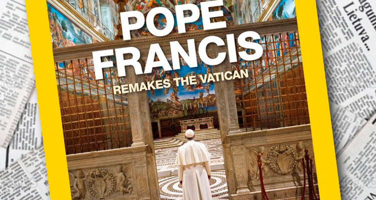 La portada National Geographic con el papa Francisco.
