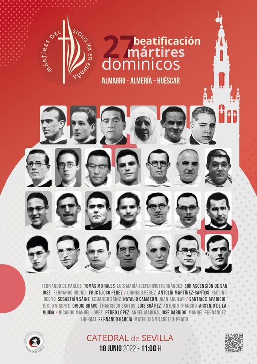 Beatificación de 27 mártires dominicos.
