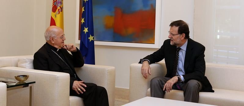 Monseñor Blázquez y Rajoy conversan sobre la Iglesia y España