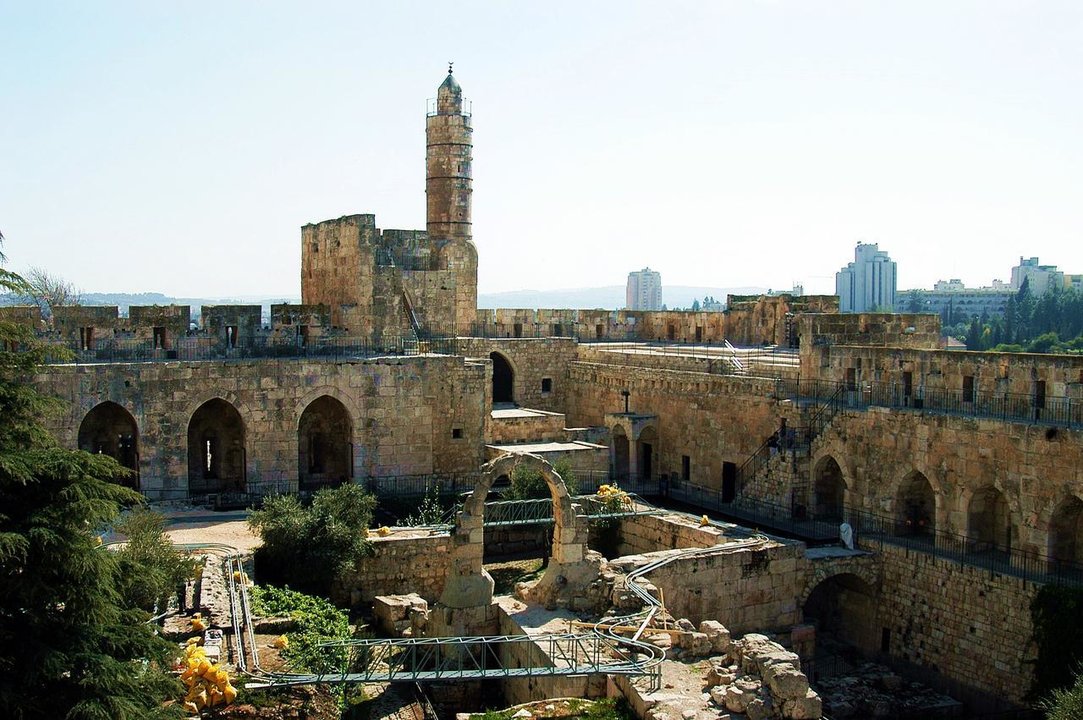 Ciudadela de Jerusalén, la zona donde se ha encontrado el emplazamiento del palacio de Pilatos.