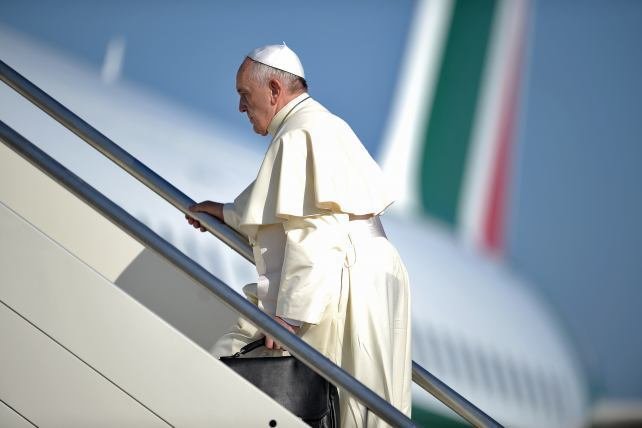 a vuelo papal