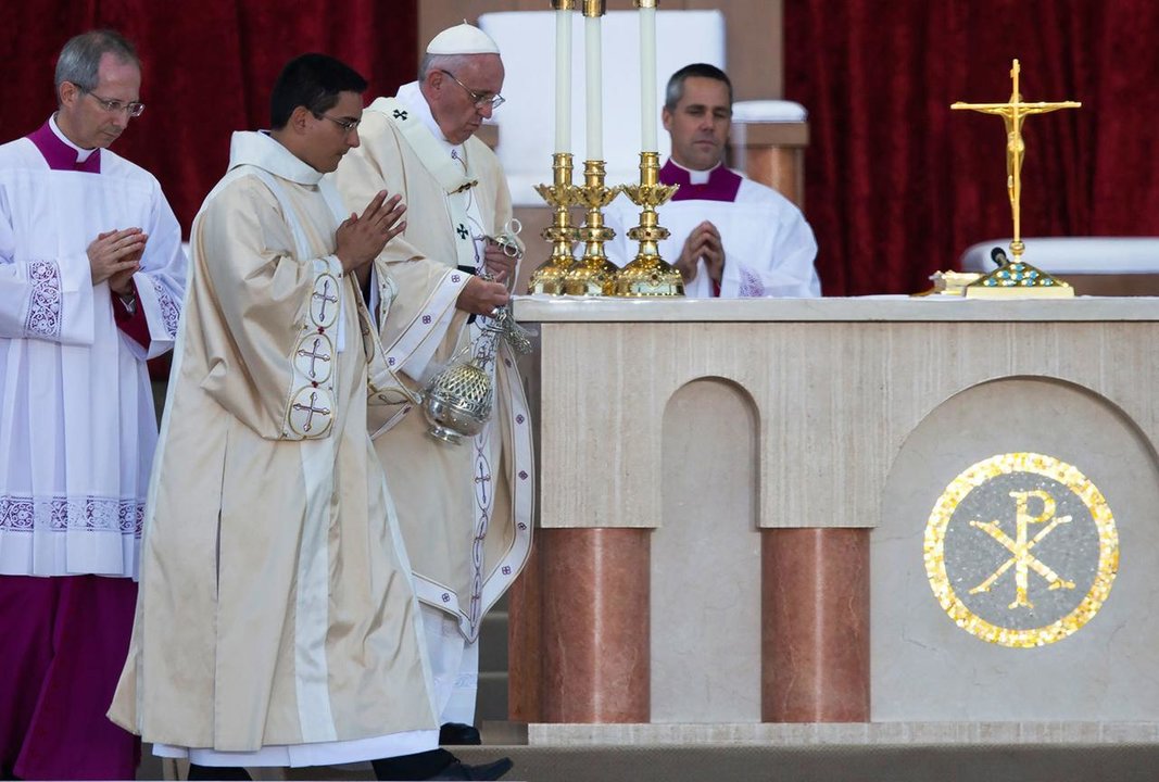 Francisco, en una ceremonia de canonización.