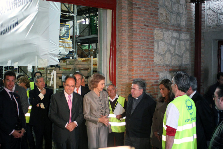 La reina Sofía, en un acto de apoyo al Banco de Alimentos (Foto: Fundación Banco de Alimentos).