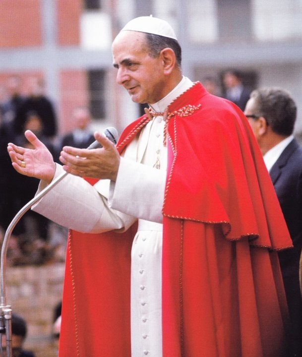 El Papa Pablo VI.