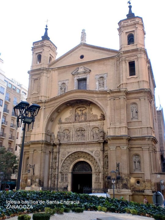 Iglesia Basílica de Santa Engracia, Zaragoza. 