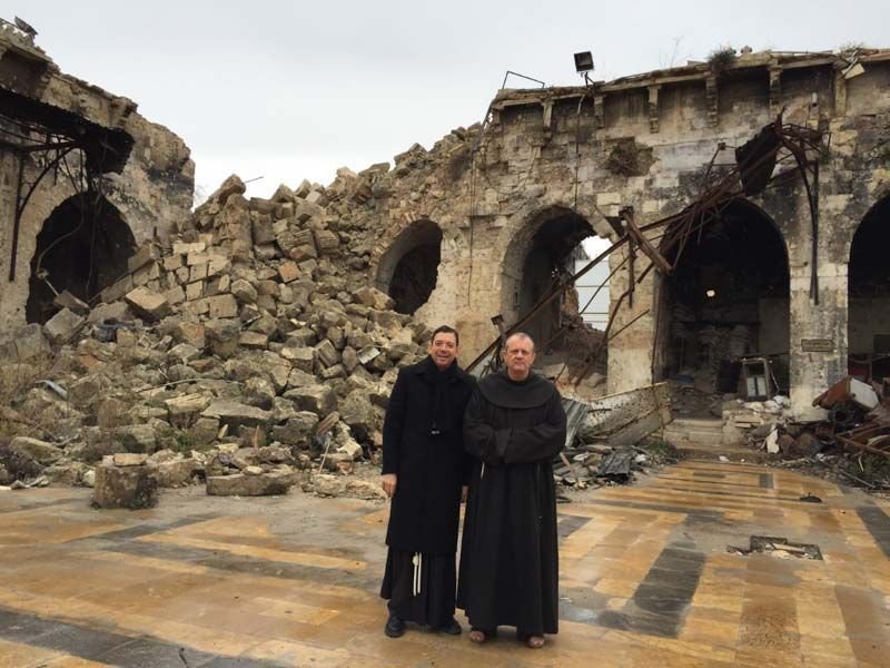 Franciscanos en Alepo, Siria. 