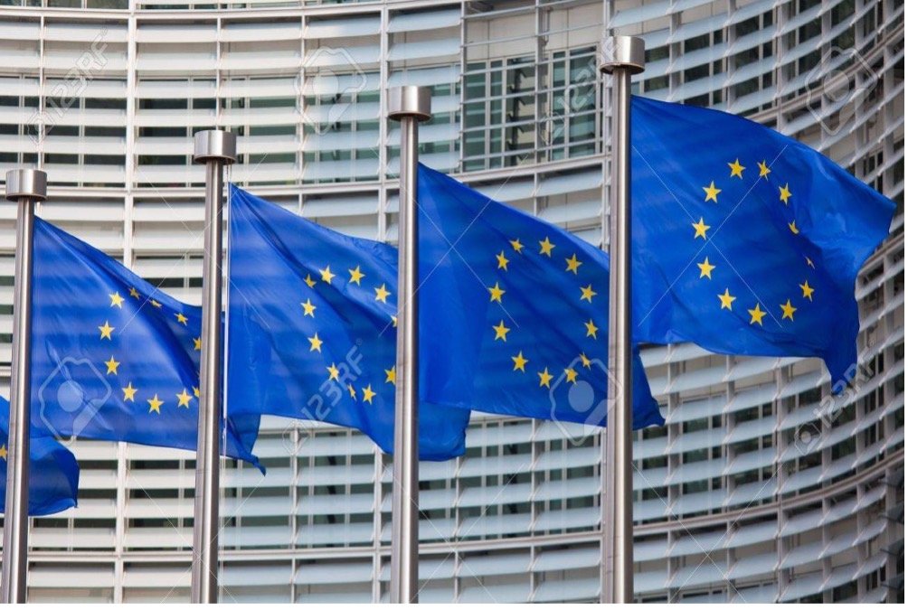 Banderas de la Unión Europea (Bruselas). 
