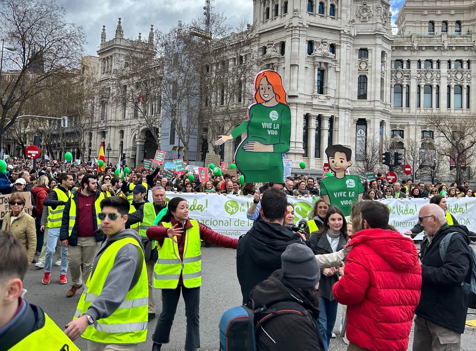 Marcha por la Vida en Madrid.
